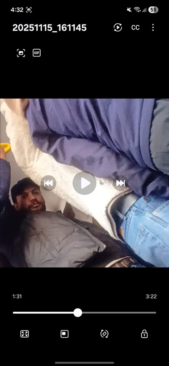 AnzarMir6's tweet photo. my sister was travelling fron jhangir chowk  to hyderpora in a E Bus where she was sexually harassed by this guy the bus was full of people she wasn't able to tell anyone there after she get a seat to sit she took a vedio of him i request #cyberpolicekashmir please take a strict https://t.co/jjVM5ctNS7