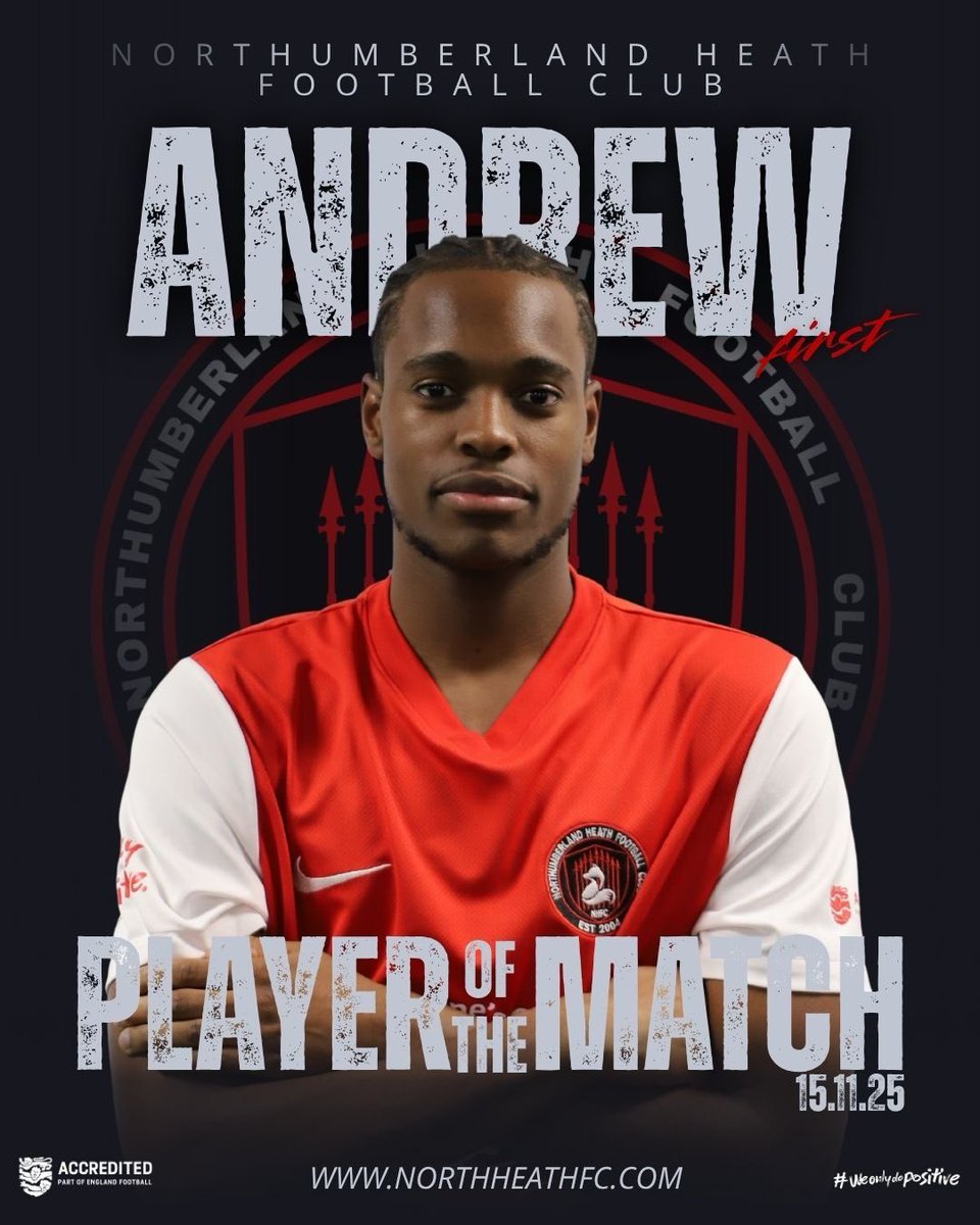 🍾 Our Player Of The Match today 🍾

One of many outstanding performances today, but this lad was on fire. Congratulations to Drew. Scored a brace and gave the fullbacks nightmares.

I’m sure they won’t want to be seeing you again anytime soon.

#uptheheath🔥🦊