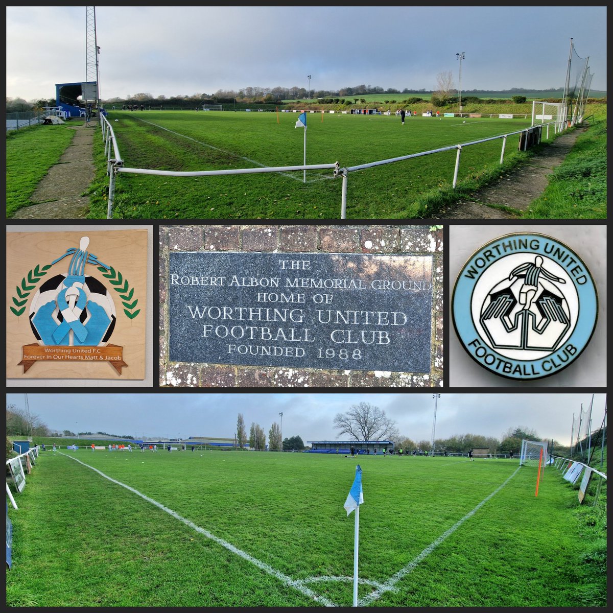 First visit to The Robert Albon Memorial Ground for the <a href="/TheSCFL/">Premier Sports The SCFL</a> Division One game that ended <a href="/WorthingUtdFC/">Worthing United FC</a>(2)2 <a href="/Billingshurstfc/">Billingshurst FC</a>(2)3. Att:94
Hurst came from behind to defeat The Mavericks in this excellent encounter.
Best wishes to both sides for the season. 
#groundhopping