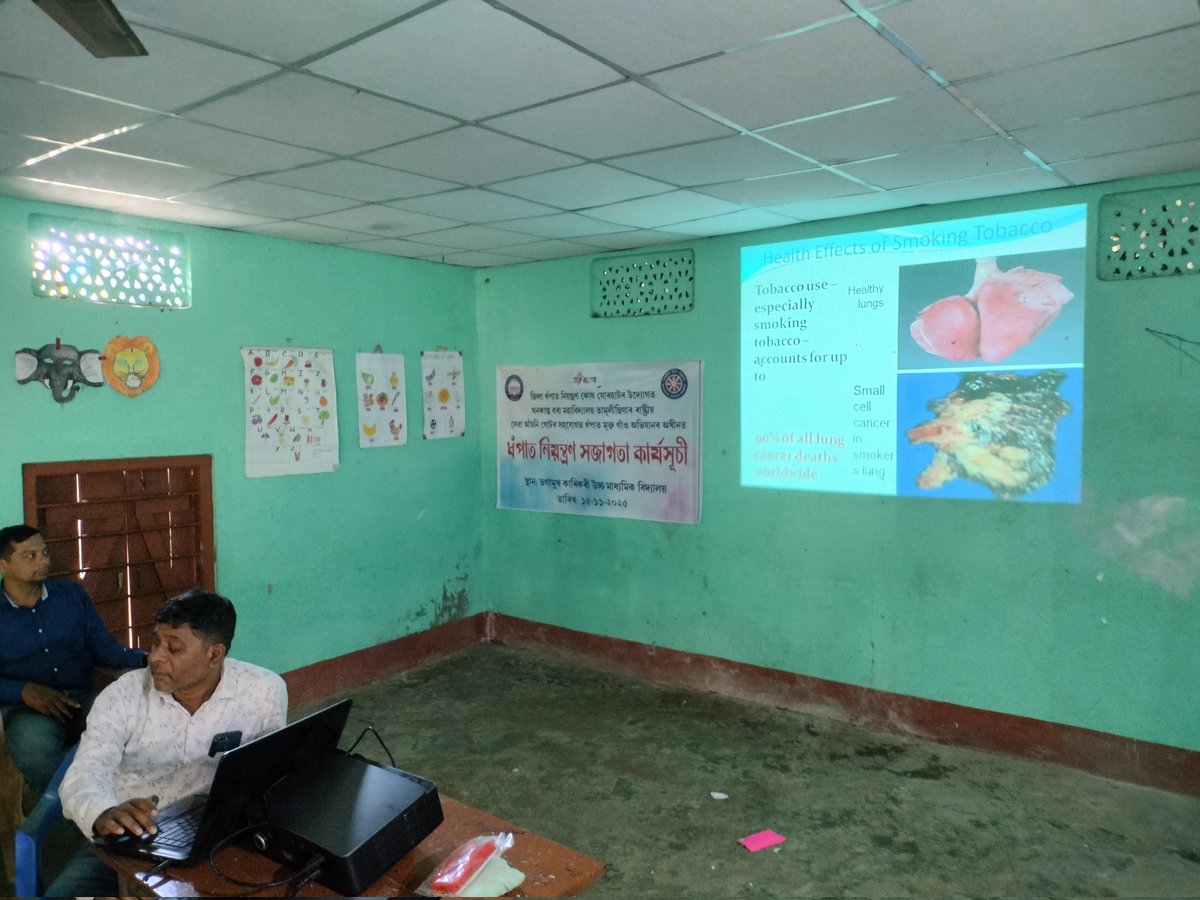 NssBorah's tweet photo. Tobacco control awareness program, by District Tobacco control Cell,Jorhat &amp; NSS Unit Ghana Kanta Borah College, Tamulichiga @_NSSIndia @MYBharatHQ @nss_rdguwahati @NSSCellDU https://t.co/rkZzH5KYpF