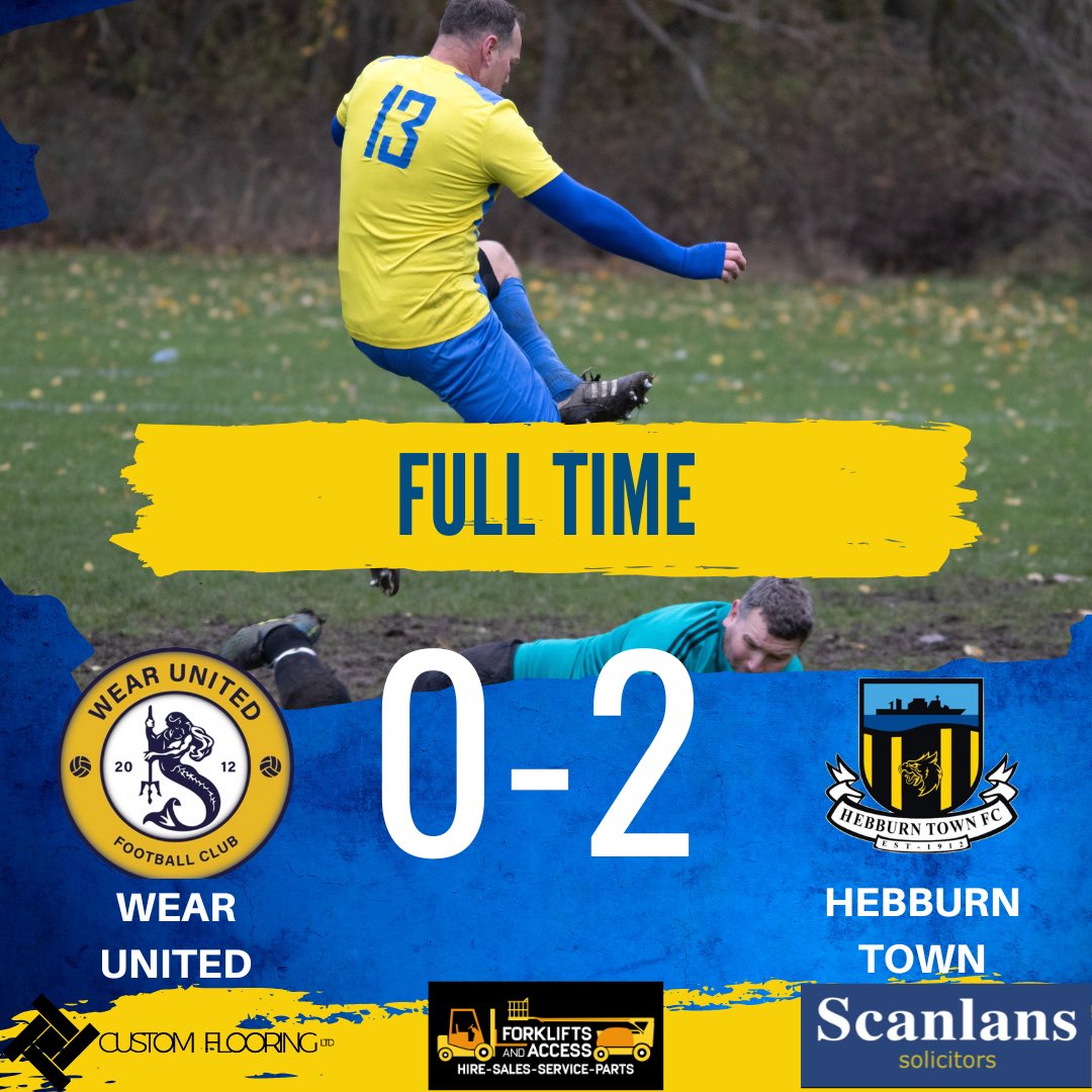 It’s another defeat but yet again a battling performance and had chances to score a few. Well done to Hebburn and best of luck for the rest of the season 🟡🔵🟡🔵
