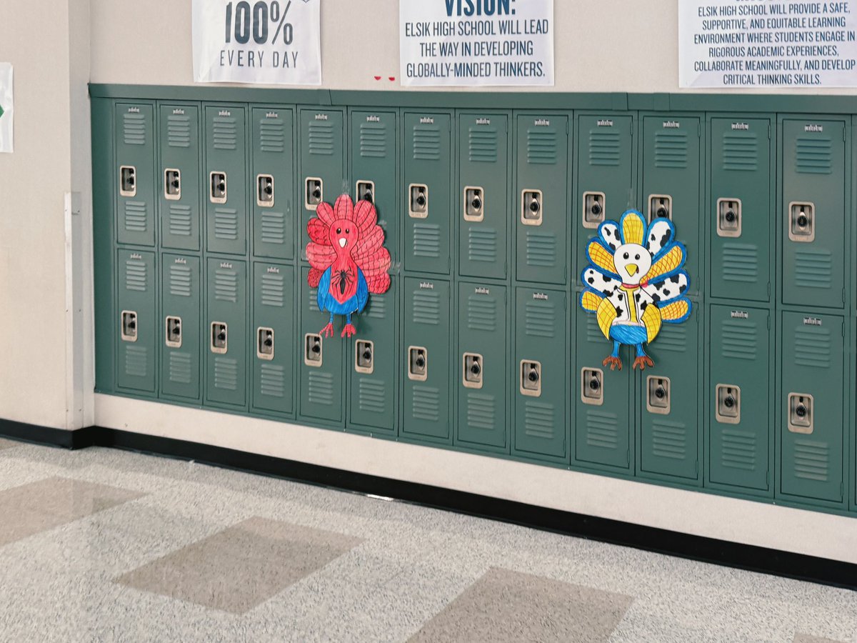 🦃✨ Our school halls are bursting with creativity! My students filled the walls with their “Disguise the Turkey” drawings for the fall season—each turkey dressed in a clever costume to stay safe from Thanksgiving dinner. So much imagination and fun! 🍁🎨🧡