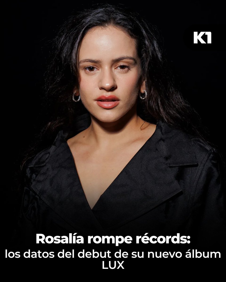 🌟📀 ¡Rosalía hace historia con Lux! 🔥🎧 Récord absoluto de reproducciones en su día de estreno ✨🌍 Un álbum ambicioso que redefine el pop mundial. Entérate de más en 👉 acortar.link/kG1tqc 👈 (BV)