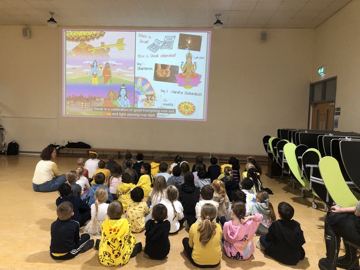 Belated Diwali celebrations at BCPS. The first session of a fun day! #belong