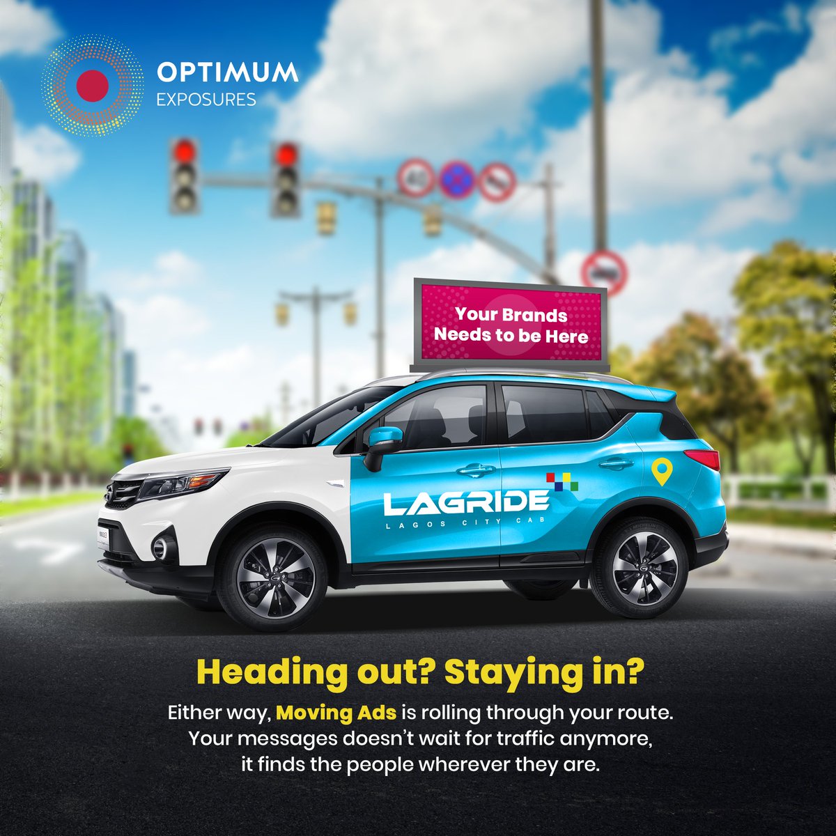 OExposures's tweet image. Weekend grooves are everywhere — bars, beaches, concerts, streets.
The good thing is, your ad can be everywhere, too.

OOH just got mobile. Moving Ads is live.

#MovingAds #OOHReinvented #EverywhereYouGo #BrandMobility #optimumexposures #biggestBillboardinNigeria #screenonLagride