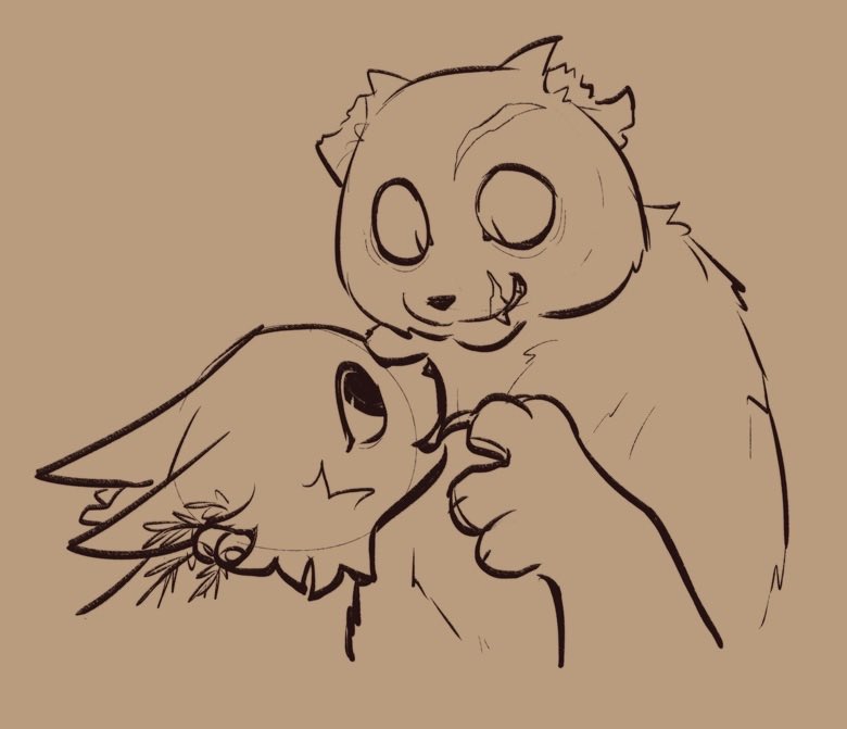 crazy toxic cat yuri sketch for <a href="/Pigeocore/">A Lie Temporarily Becomes the Truth</a>