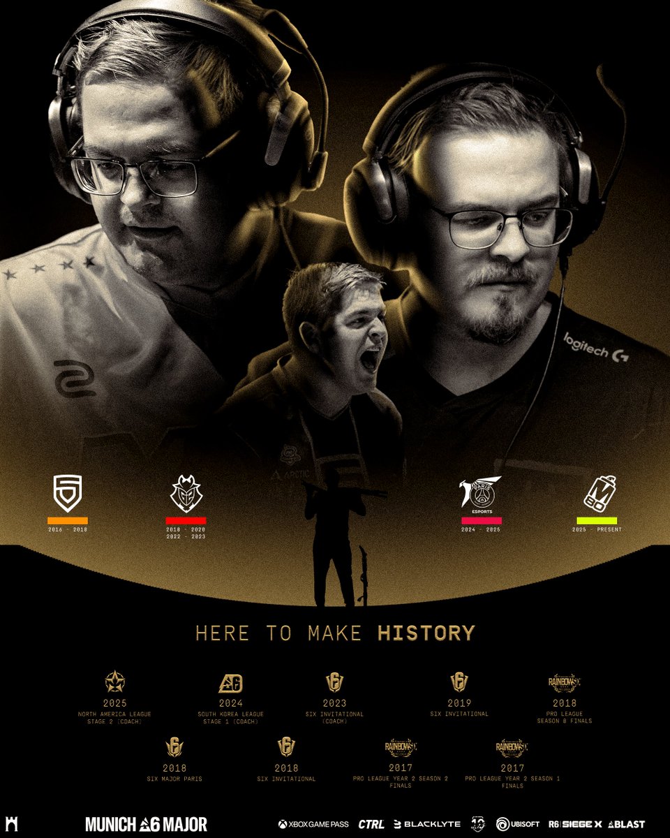 R6esports's tweet image. It's his story.