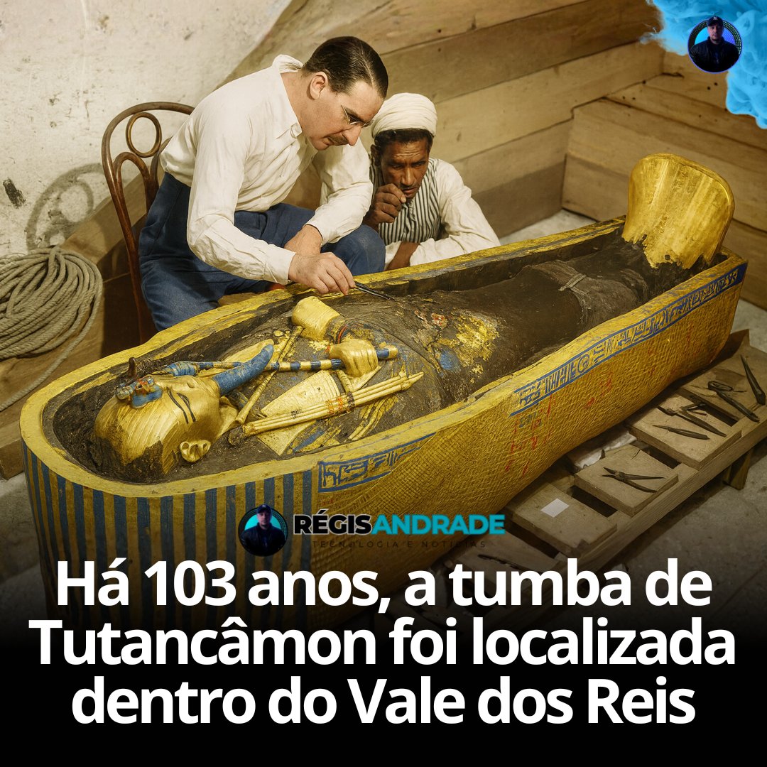 atualizamee's tweet image. A descoberta do túmulo de Tutancâmon em 1922 mudou a egiptologia, Carter encontrou uma tumba quase intacta no Vale dos Reis. Dentro dela havia milhares de artefatos, móveis...

Matéria completa - regisandrade.com.br/ha-103-anos-a-…

#Tutancâmon #arqueologia #HowardCarter #EgitoAntigo