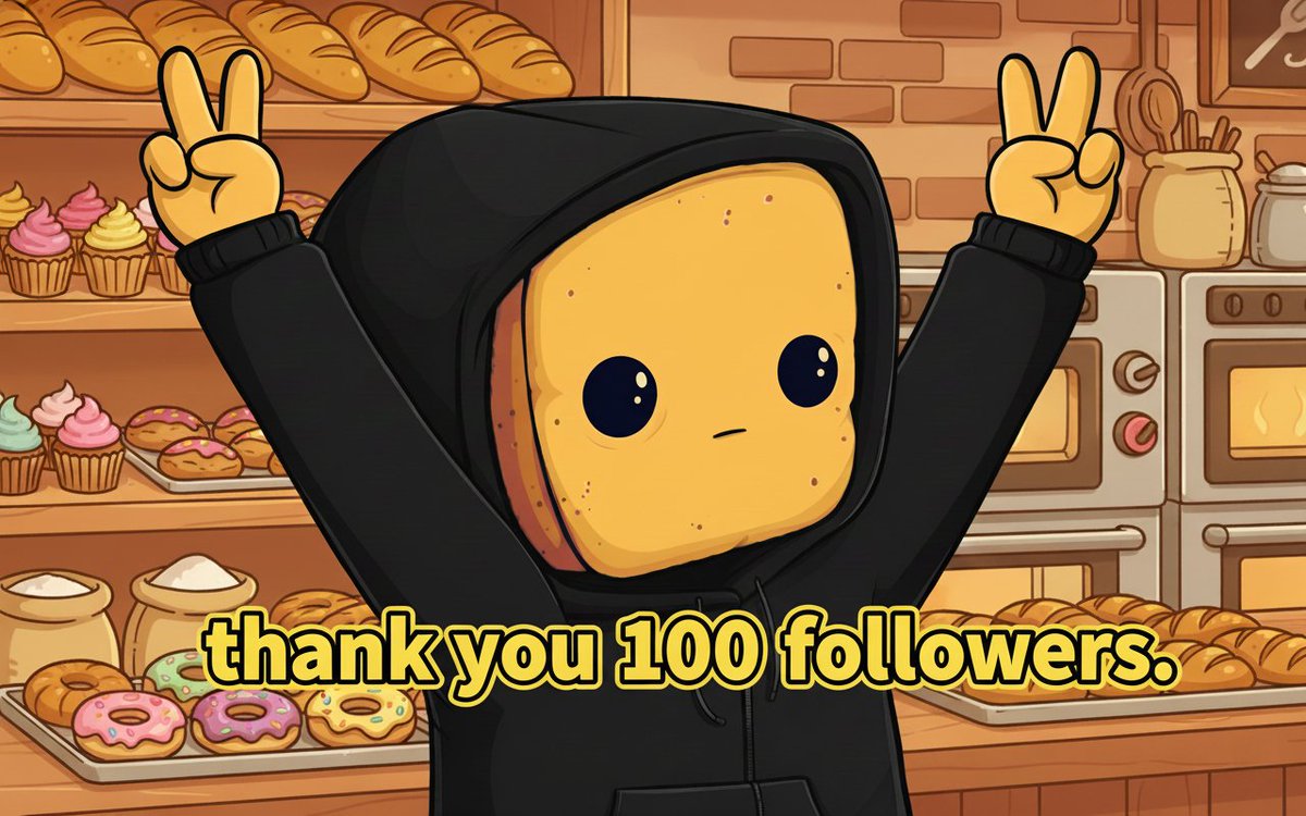 breadqrums's tweet image. $KNEAD first 100 followers - new level unlock! #Breadheads