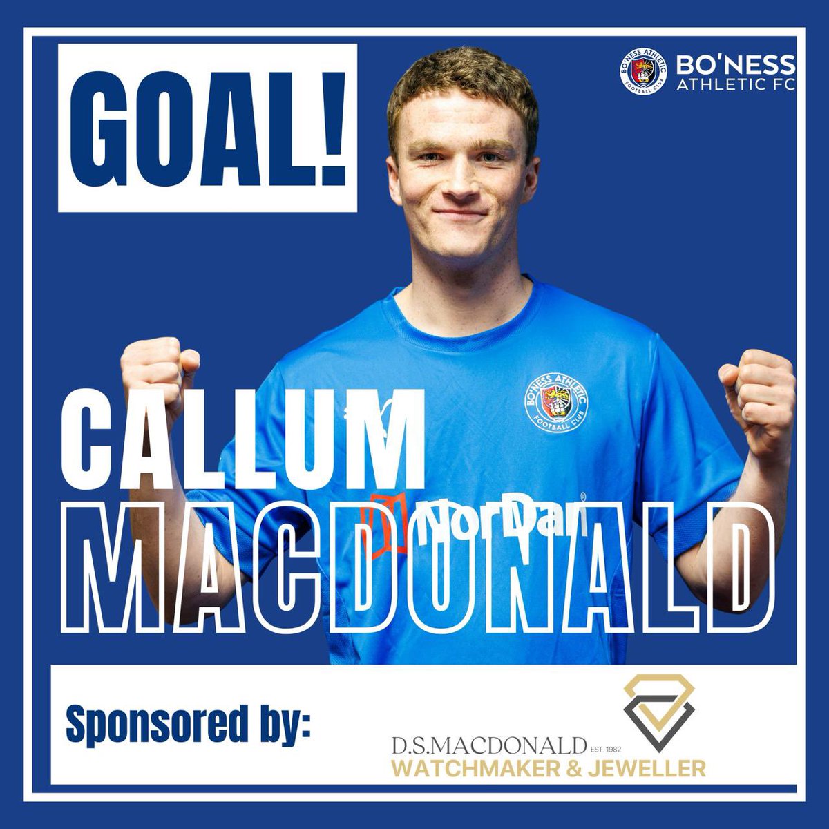 GOAL!!!!
Linlithgow Rose 3 v 2 Bo’ness Athletic 
MacDonald, 80 mins