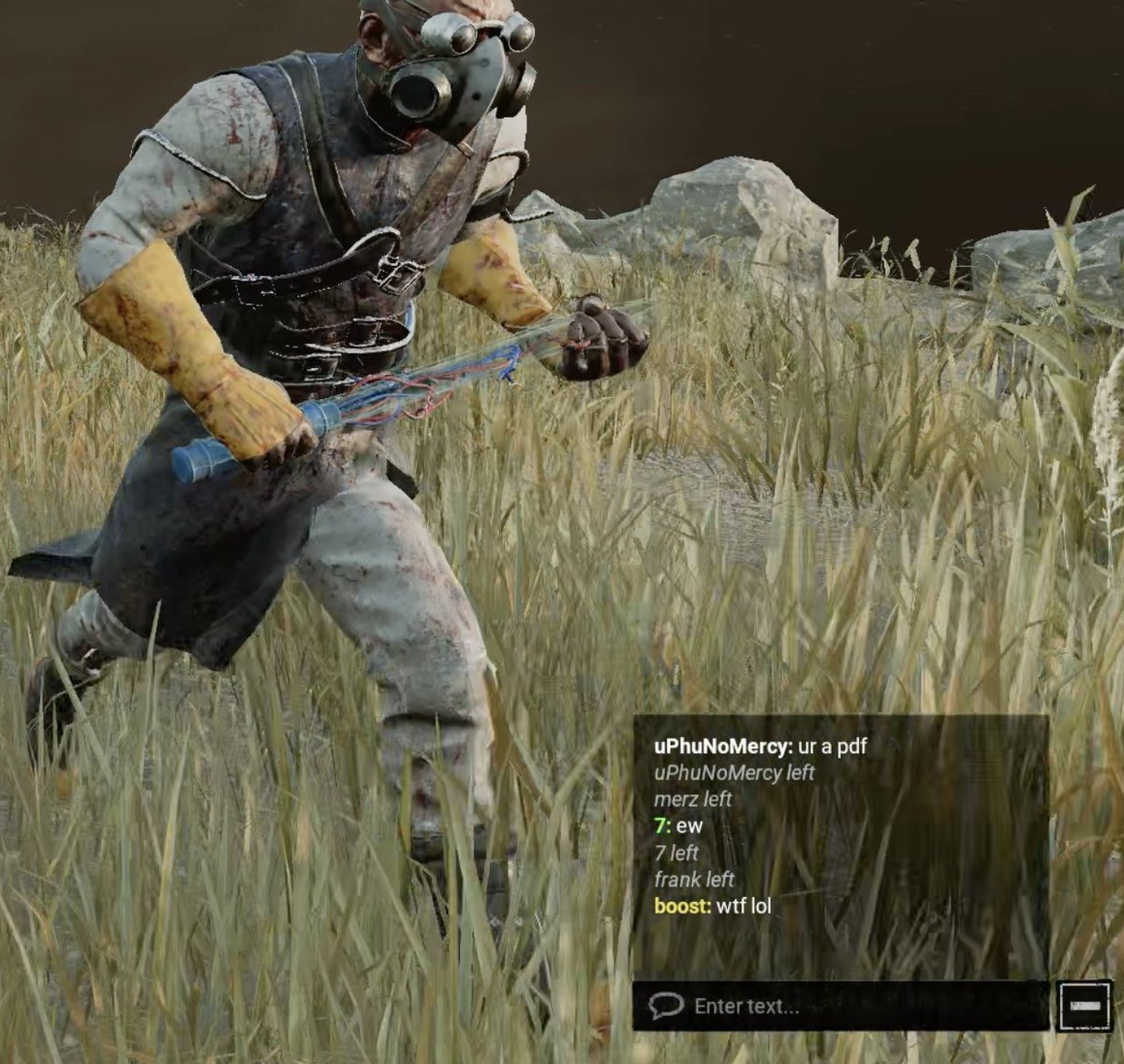 boostedcomposer's tweet image. Average killer experience is getting called a &quot;pdf-file&quot; because *checks notes*...I won a game of dbd.