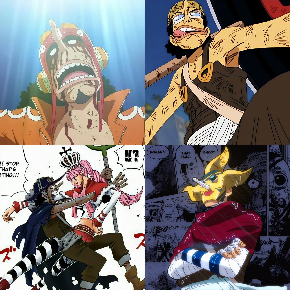 kikiintwt3's tweet image. دائما ما تُعطى لأوسوب تِلك الأدوار التاريخية التي يمنح فيها لمسته الخاصة.
فقد هزم أقوى أتباعِ آرلونغ، كما تغلب على مستر فور و مساعِدته مع تشوبر، وقد كان الوحيد الذي إستطاع هزيمة بيرونا بعد هزيمتها للقائد و أجنحته، و &quot;سوغي كينغ&quot; أسطورة الإنييس لوبي.
و طبعًا، منقذ دريسروزا.