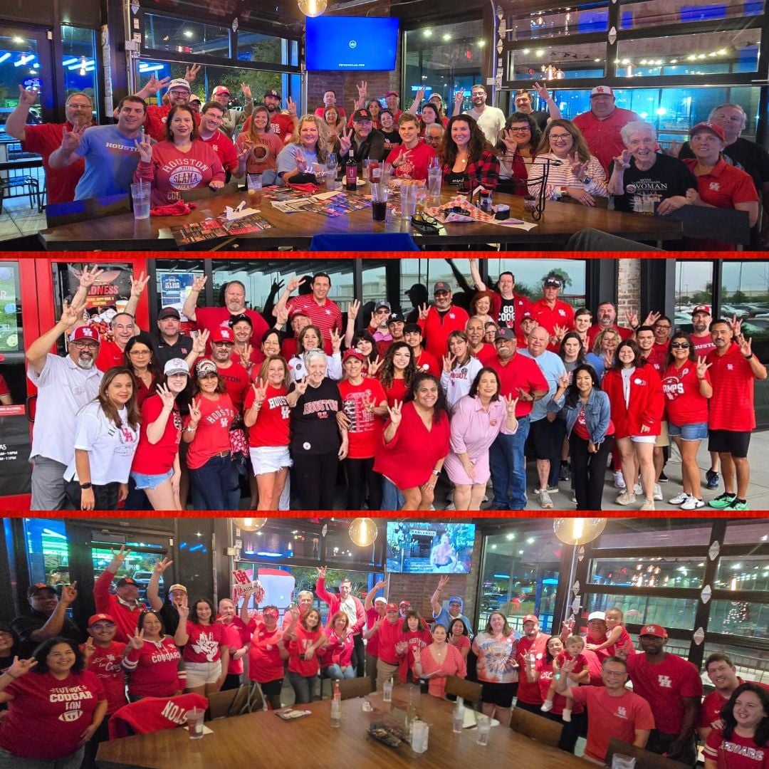 BayAreaCoogs's tweet image. 🎉 #Coogs fam, roll through! Grab your crew, grab a slice, and let’s watch #1 @UHCougarMBK square off against #22 Auburn! Tip-off at 2 — vibes start the moment you walk in. 🐾🔥
@UHCougars @UHouston @houstonalumni 
#GoCoogs #ForTheCity