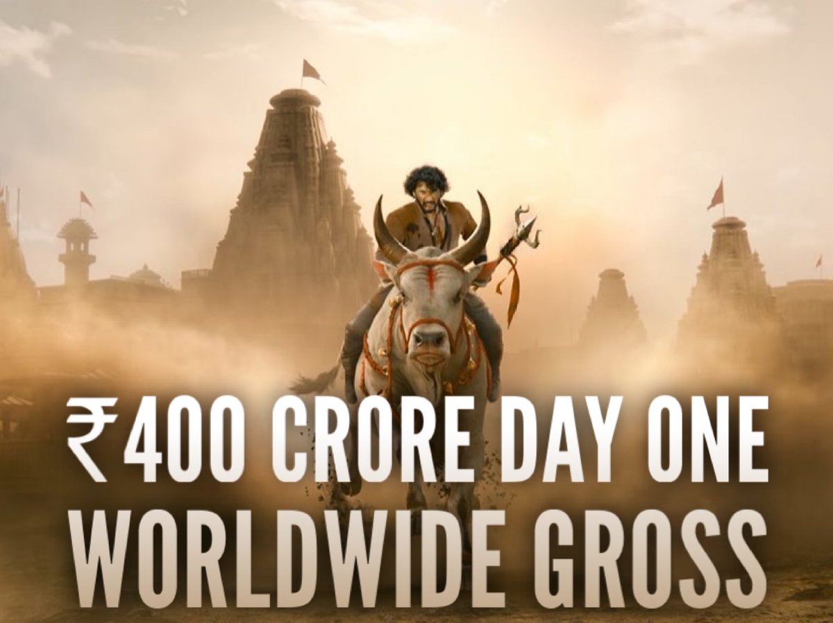rohitjswl01's tweet photo. I might go horribly wrong but still saying it with confidence, I predict ₹400cr DAY ONE WORLDWIDE OPENING (GROSS) for #MaheshBabu #SSRajamouli next film #Varanasi which will release in 2027 or max 2028….. 

I repeat again - ₹400cr Day One Worldwide gross….. All Lang…. 

@ssrajamouli @urstrulyMahesh 

SAVE THIS TWEET….