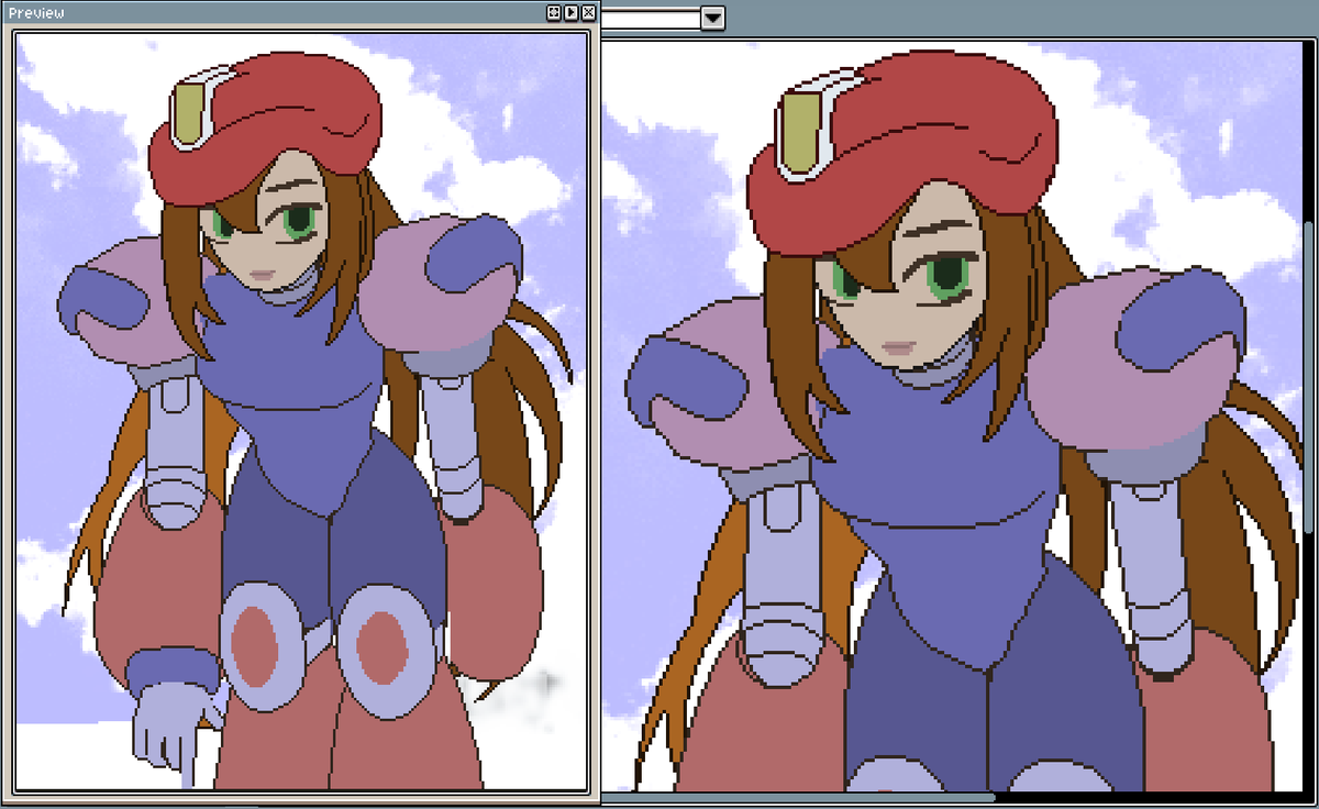 Iris wip #pixelart #megaman