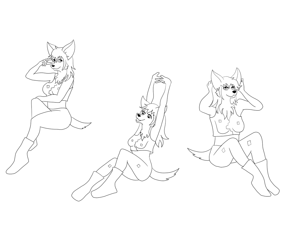 Since it's Nov-Ember I drew nine Embers! Ember belongs to <a href="/w0lfmare/">w0lfmare</a> If you haven't already please go read his excellent comic for all your Ember needs.