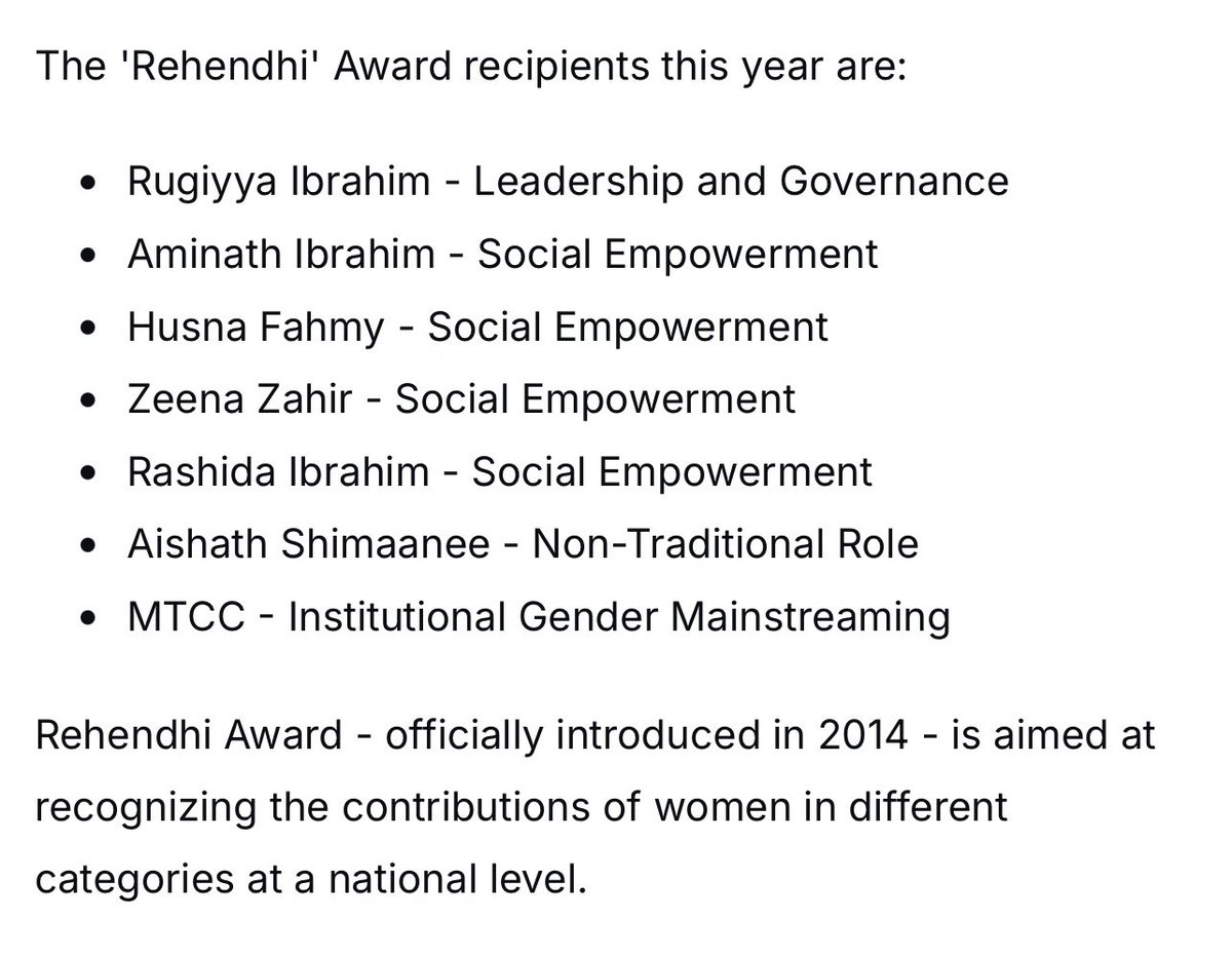 Aminath Ibrahim tweet media