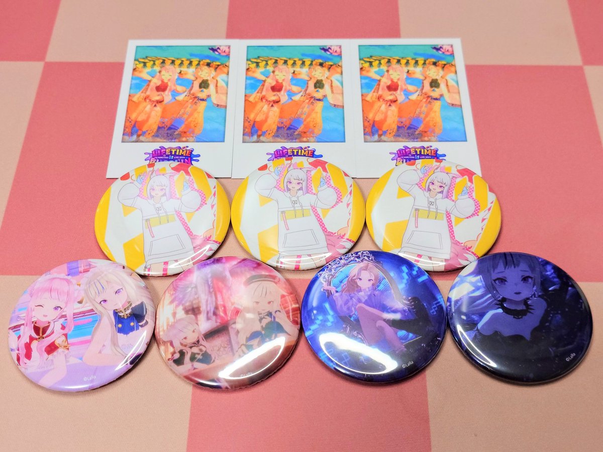 缶バッジ＆チェキ開封！！ 大好きなキスキツネヒメちゃん3連打は流石に