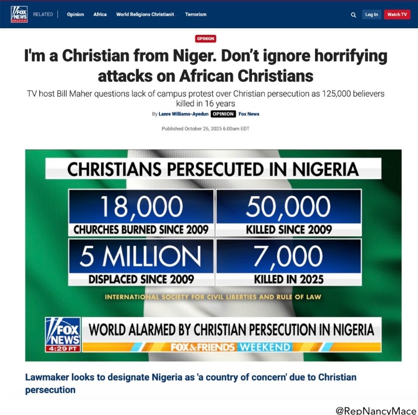 linda91277's tweet image. Nigeria is a death trap for Christians, and something has to be done about it.

#SaveNigerianChristians