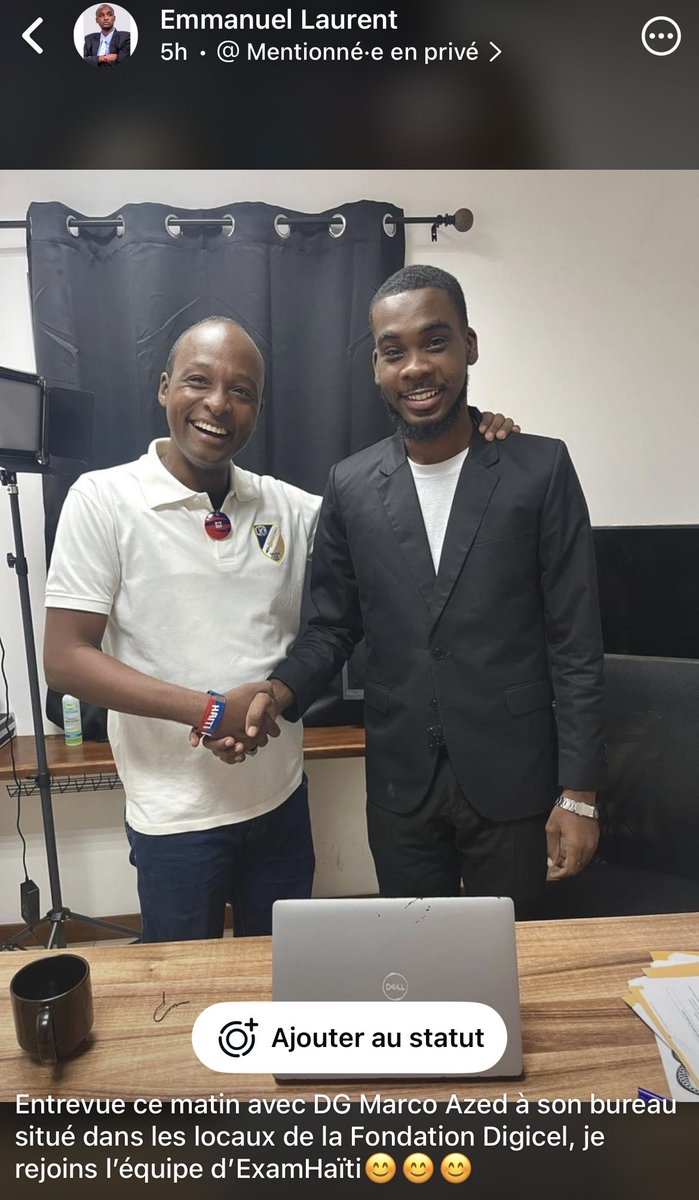 Exam Haiti tweet media