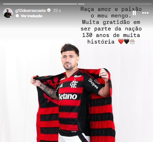 A cachorrinha do Arrascaeta faz QUATRO anos no mesmo dia do aniversáiro do Flamengo

E no mesmo ano que a gente tem chance de ser TETRA

SEREMOS!!!!