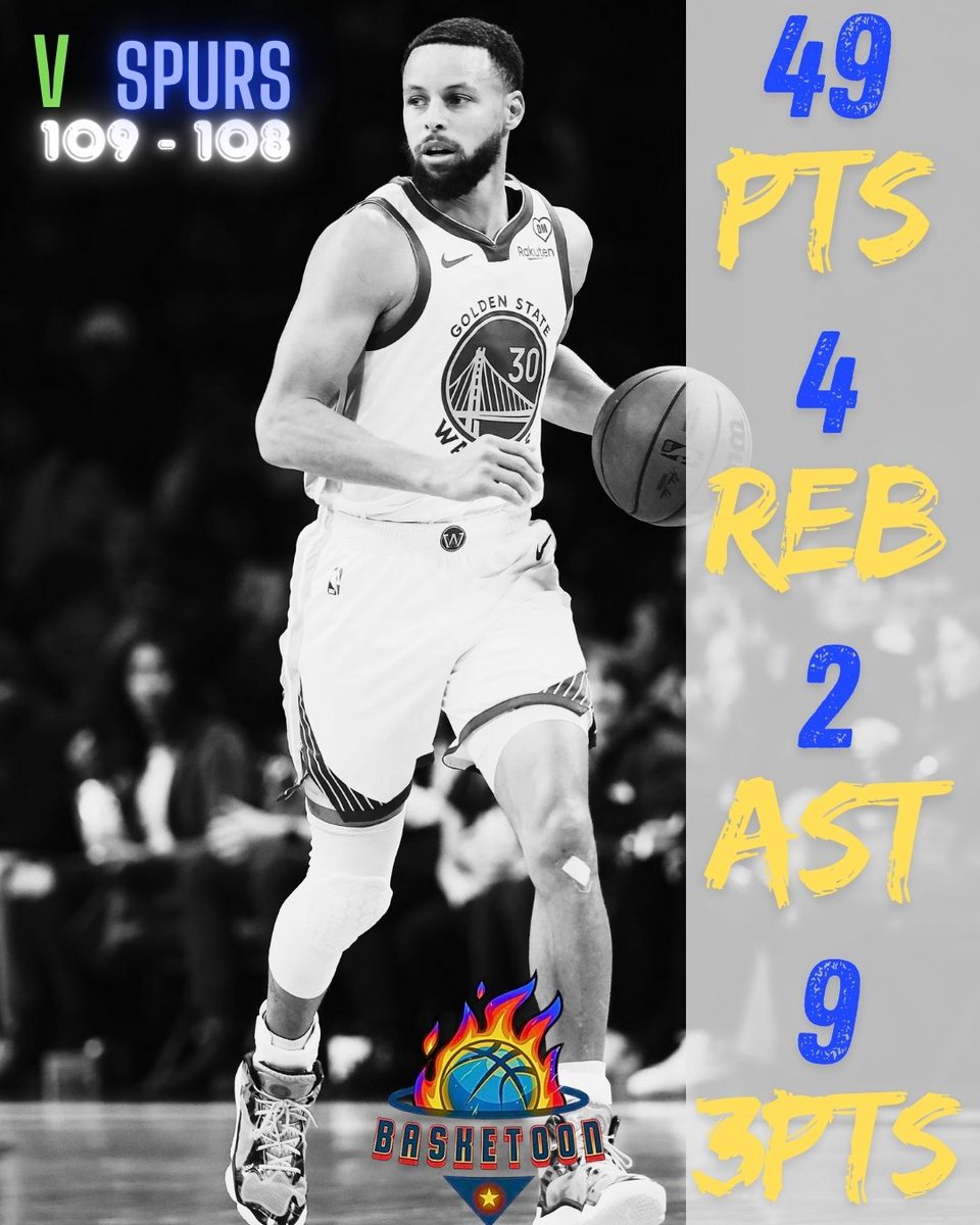 BaskeTooon's tweet image. Le Chef Curry cuisine les Spurs de Wemby avec une victoire au fil du rasoir.
Un Wemby en-dessous qui n'a pu répondre aux Warriors.
