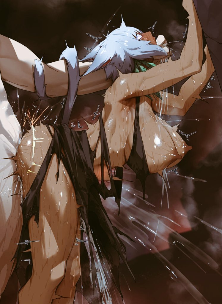 She's embarrassed...

...but she can't resist those instincts any longer~💕