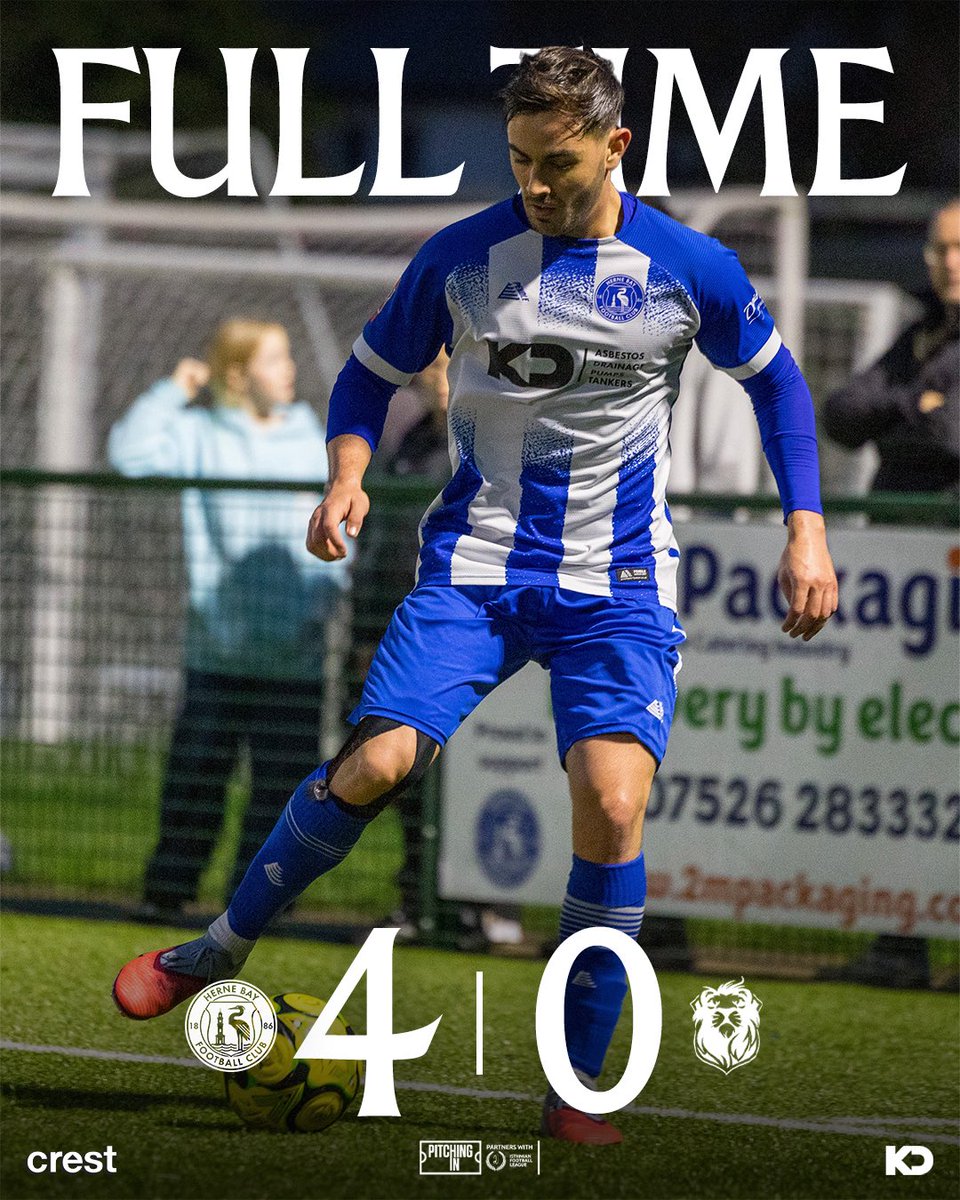 ⏱️ | 𝗙𝗨𝗟𝗟 𝗧𝗜𝗠𝗘

What a bounce back from our midweek defeat. A dominant performance from the boys in blue. Well done, Bay! 👏

📸 | <a href="/nwmproductions_/">Nathan Munday</a> 

🔵 4-0 🦁

#HBFC | #WeAreTheBay