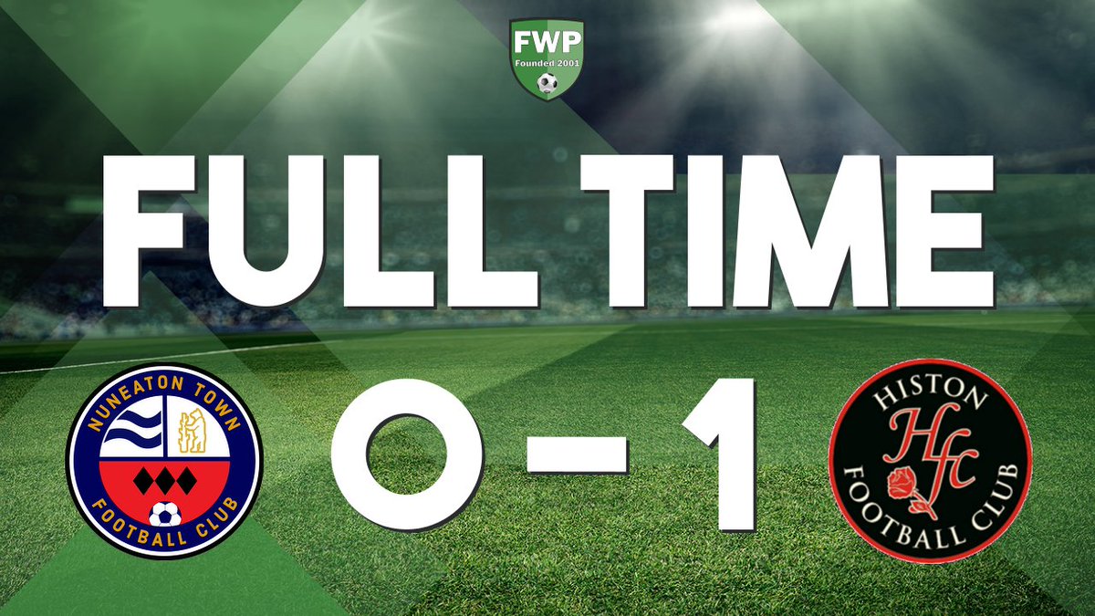 FULL-TIME: Nuneaton Town 0-1 Histon fwp.co/7VPuQv