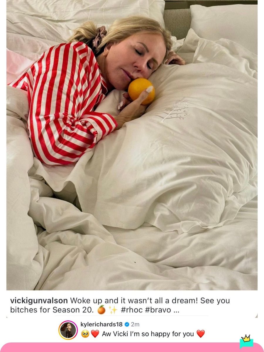 queensofbravo's tweet photo. From one OG 💎 to another 🍊 #RHOC https://t.co/6vIWPIKirB