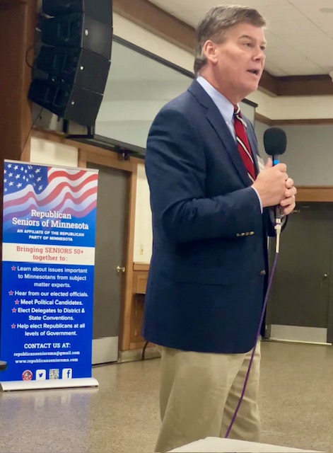 From our meeting Tuesday:
<a href="/EricPrattMN/">EricPrattMN</a>, running for congress <a href="/CD2MNGOP/">MNCD2 Republicans</a>  “The world is better off when we are the strongest economy, and safer when we are the strongest force.” Pratt has served in the MN Senate since 2013, representing <a href="/SD54GOP/">SD54 Republicans</a>  video : republicanseniorsmn.com/past-meeting-v…