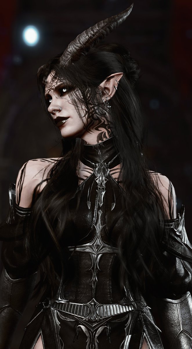 Playing dress up with Lilith🖤