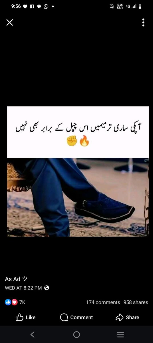 اپ کی ساری ترمیم اس چپل کے برابر بھی نہیں