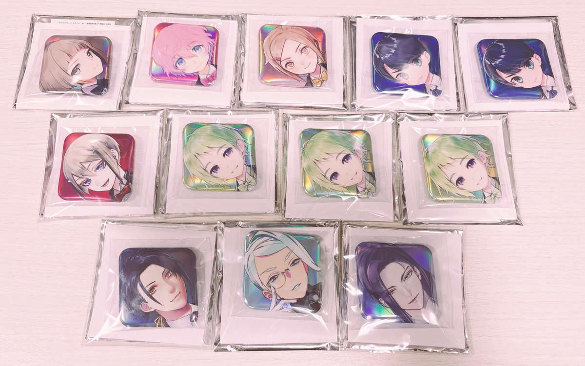 交換】 刀剣乱舞 とうらぶ 大本丸博 スクエア缶バッジ 条件1枚目ご確認