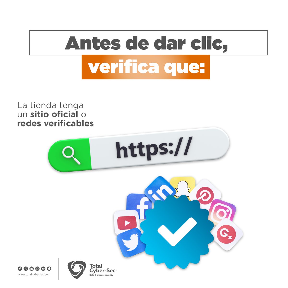 totalcybersec's tweet image. 👻 En esta temporada de ofertas, algunos “descuentos” vienen con truco.
Verifica antes de comprar y evita los sustos #Digitales. 💻
Recuerda seguirnos en nuestras redes sociales para más consejos de #Ciberseguridad.
 #Cybertips #TotalCyberSec