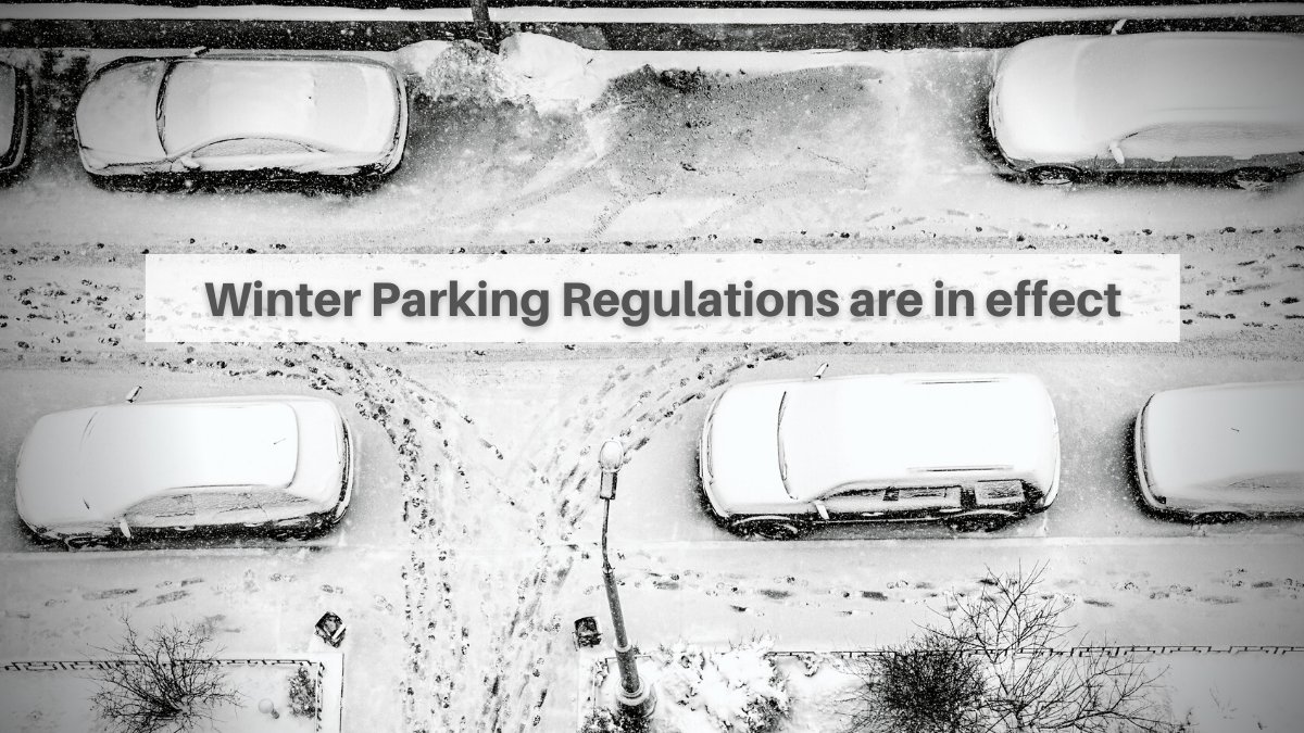 📍Reminder Winter Parking Regulations are in place ❄️
Parking is not permitted on or within 3.05 metres (10 feet) of roads between the hours of 3 a.m and 12 p.m.  Please visit tay.ca/winterparking for more information.
