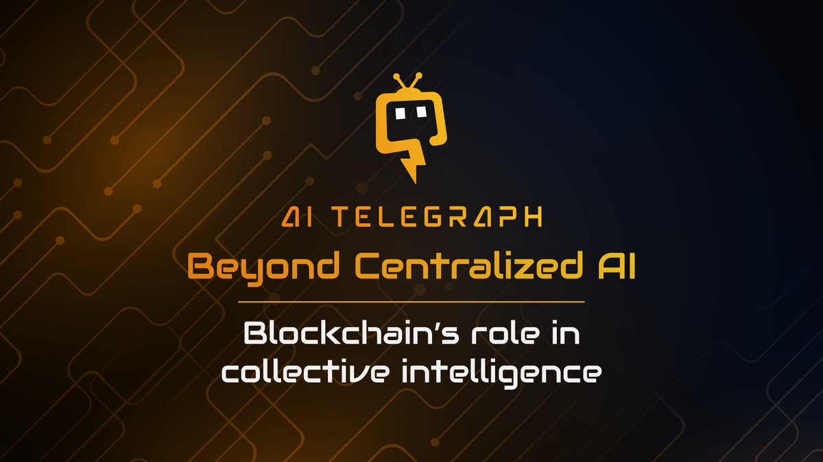 AITG_Terminal's tweet image. 🤖Network-Governed Intelligence

The shift toward decentralized AI. 

✅Tokenized compute, on-chain data, and network-driven governance shaping a new intelligence ecosystem.

📖Read more: aitelegraph.xyz/blog/17