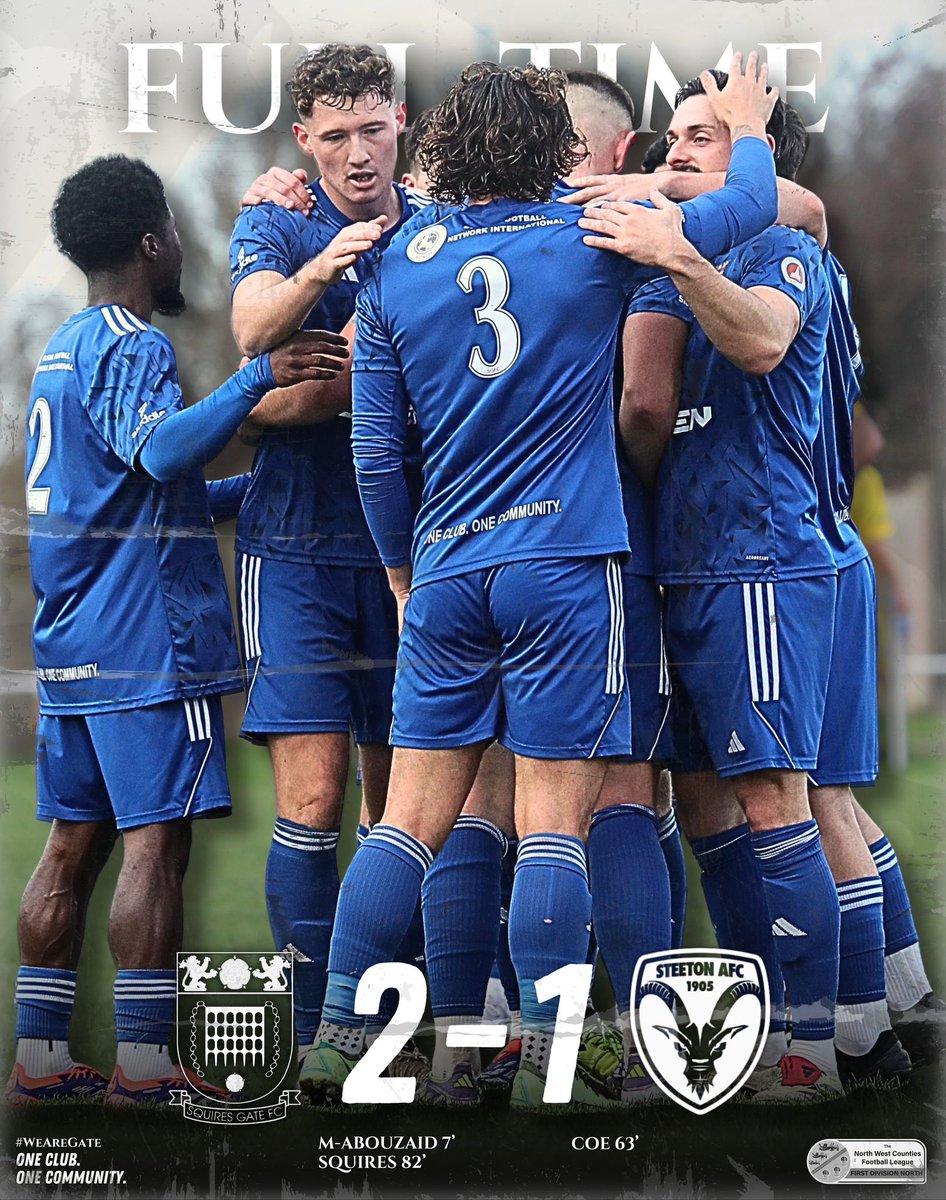 𝐅𝐓| 𝐒𝐪𝐮𝐢𝐫𝐞𝐬 𝐆𝐚𝐭𝐞 𝟐-𝟏 𝐒𝐭𝐞𝐞𝐭𝐨𝐧

BACK TO WINNING WAYS!💪💙

🔷 #WeAreGate | #OneClub