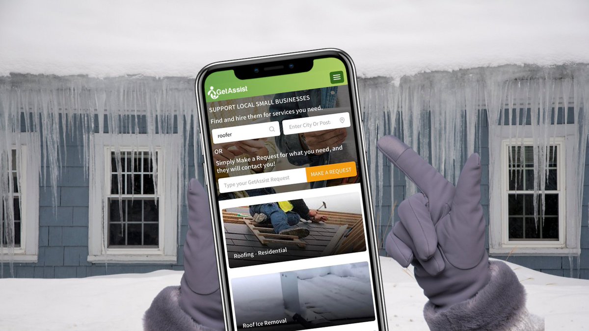 GetAssistApp's tweet image. #IceDams can tear off gutters, pull up shingles &amp;amp; damage the roof deck, resulting in leaks &amp;amp; mold. One of the main causes of ice dams is poor ventilation in your attic. MAKE A FREE REQUEST on GetAssist for a local #Roofer to #inspect your #roof &amp;amp; attic!

app.getassist.com/v2/business-di…
