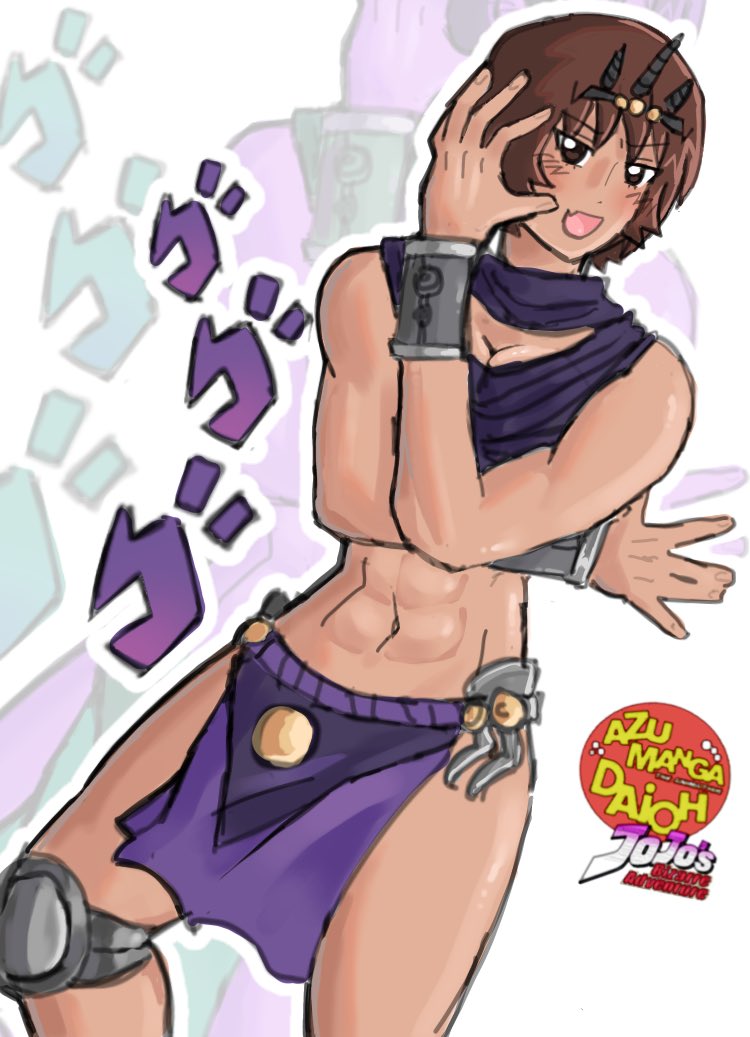 “I am the ultimate lifeform!”
Kagura in Kars cosplay 💜🖤
#azumangadaioh #digitalart #jojo_anime