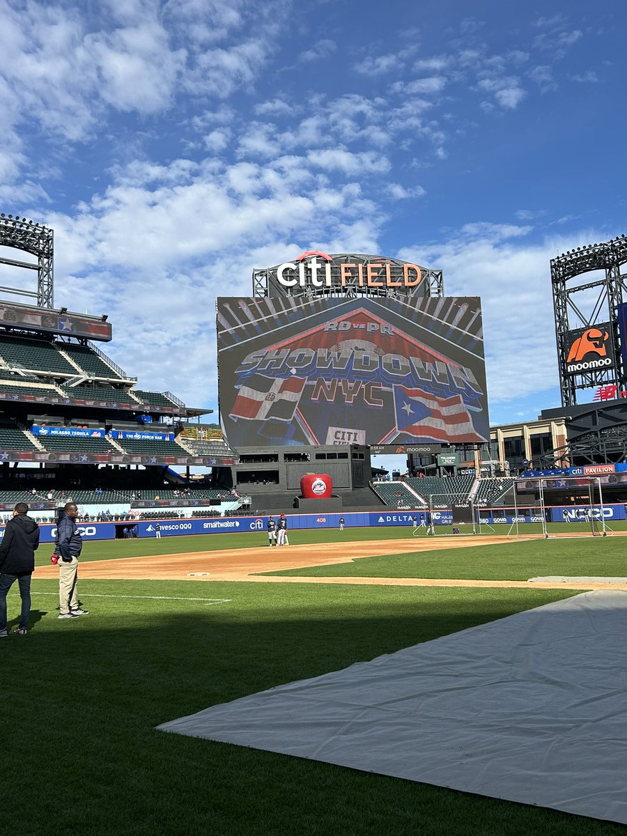 Soleada y fresca New York para el choque de exhibición entre Puerto Rico y República Dominicana en el Citi Field este sábado a 1 pm
