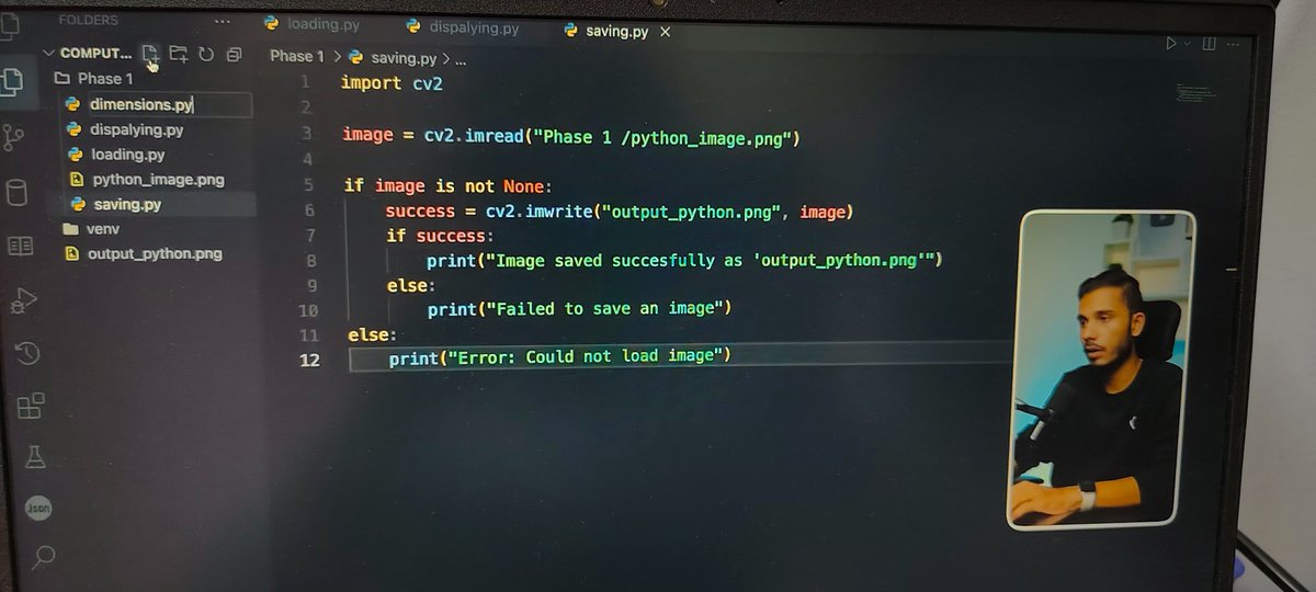 pramodhotarad's tweet image. Started with OpenCV😀
#Python #opencv