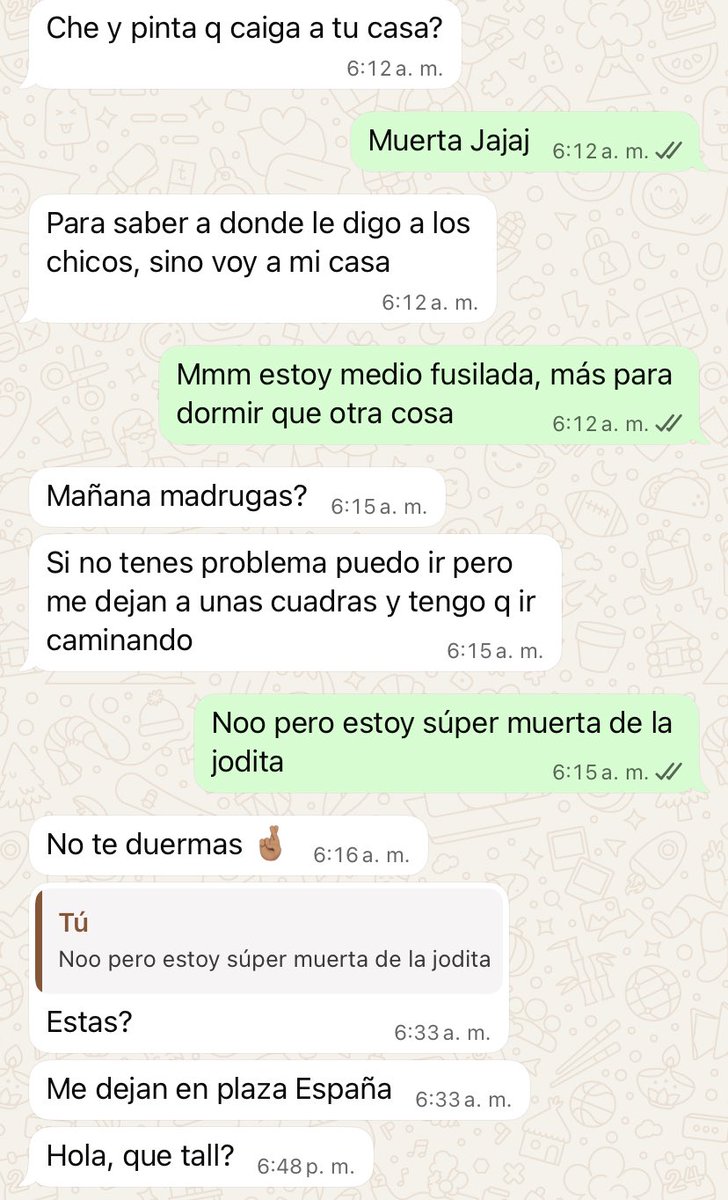 Dale si justo estaba pensando