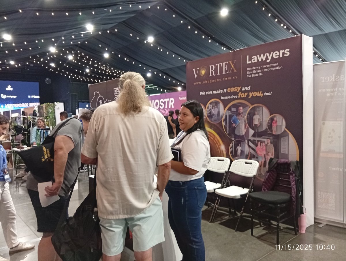 As a tourist in #ElSalvador, you can open a bank account, set up a local company, invest, obtain a Salvadoran Tax ID, and more 🇸🇻🌋✨️
Would you like to know more?
Visit our booth at <a href="/AdoptingBTC/">Adopting Bitcoin</a>