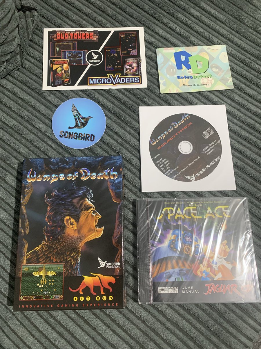 RetroDetect's tweet image. Look what just turned up in todays post! 
#atari #atarijaguar @SongbirdPro #RetroGame