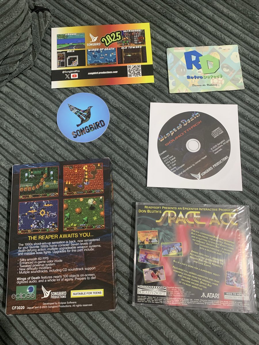 RetroDetect's tweet image. Look what just turned up in todays post! 
#atari #atarijaguar @SongbirdPro #RetroGame