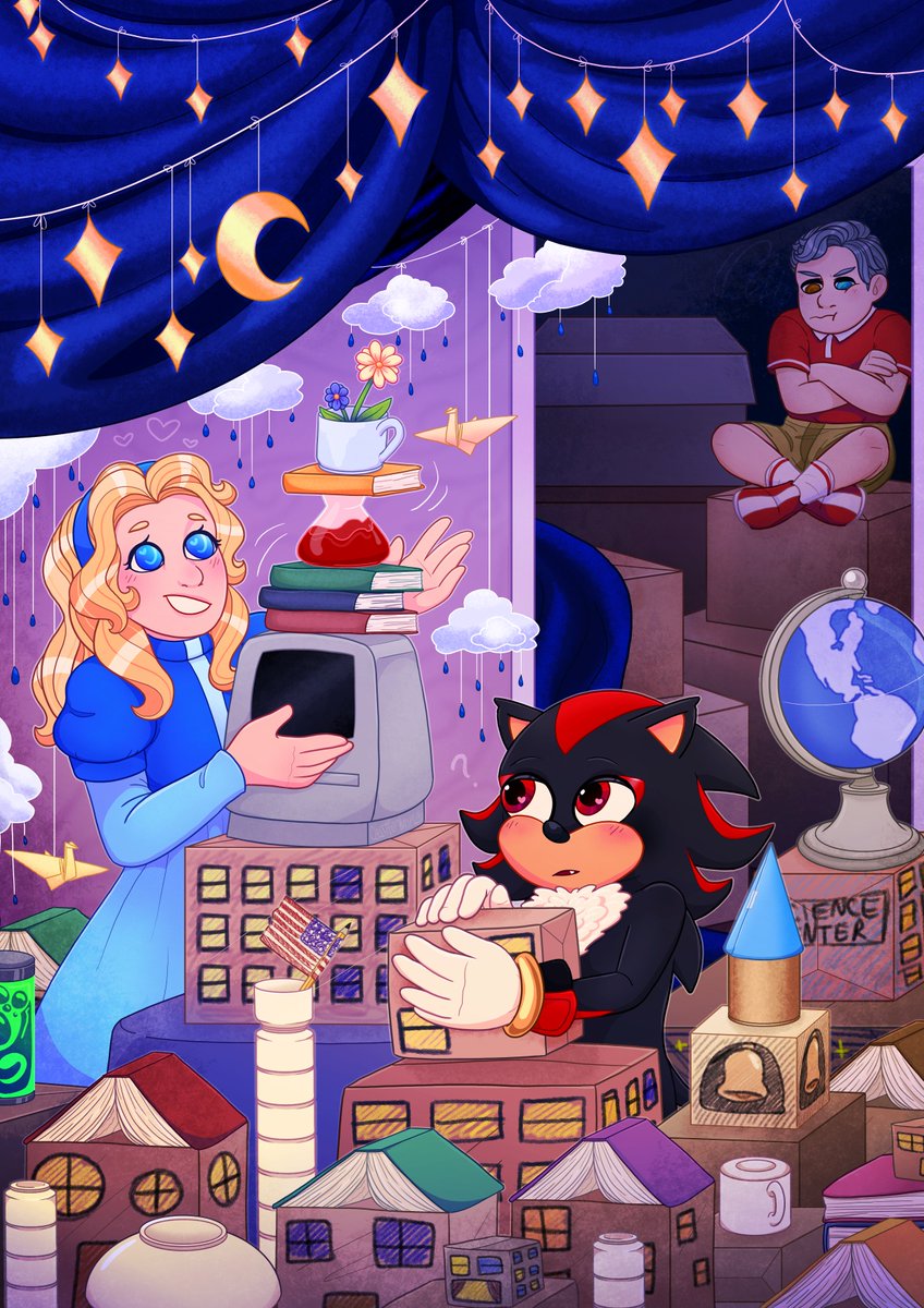 Pieces I did for some ziness, first one was for project rouge magazine and the second one was for echos of the ark

[ #sth #shadowthehedgehog #mariarobotnik ]