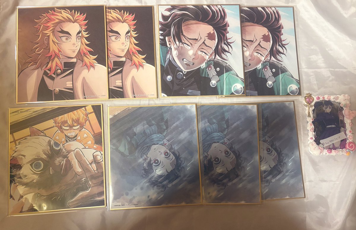 tag18423619's tweet photo. 【交換・買取】　鬼滅　鬼滅の刃　特別放送版2025提供イラスト複製ミニ色紙 無限列車編  ミニ色紙

譲:画像のもの
求:魘夢（同異種）

魘夢は買取もしております。
お気軽にお声掛けください。 https://t.co/lsPYcLAfYR