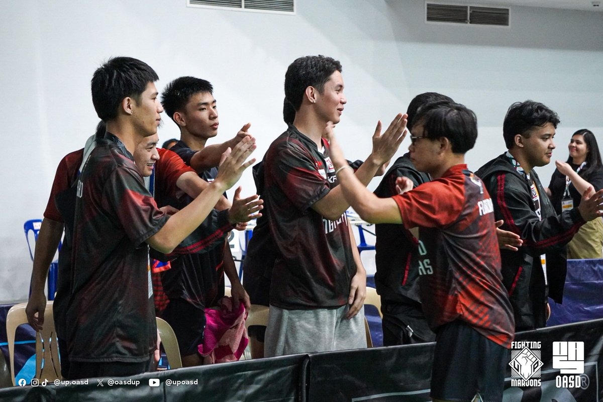 𝐔𝐏 𝐭𝐨 𝐬𝐞𝐫𝐯𝐞 𝐚𝐠𝐚𝐢𝐧!

The UP Men’s Table Tennis Varsity Team opened their #UAAPSeason88 🏓 campaign with four tough outings, but tomorrow they’re poised to spin things firmly back their way ✊

📸: Ianne Tan and Misha Daquila
