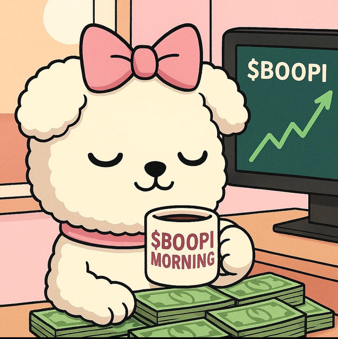 GM to my $BOOPI MFERS and CT fam ☀️ 
Every new sunrise gives us 2 choices: repeat yesterday… or level up today. 

Choose the version of you that moves with intentions. 

Steady steps, smart moves - thats how you win long term. 

Drop a GM and I’ll GM back 🫡 

#BOOPI $BOOPI